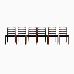 Model 85 Teak Dining Chairs by Niels Otto Møller for J. L. Møllers, 1960s, Set of 6-RDW-1377340