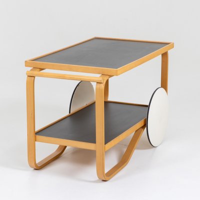 Model 901 Tea Trolley by Alvar Aalto for Artek, 1990s-VEI-1744262