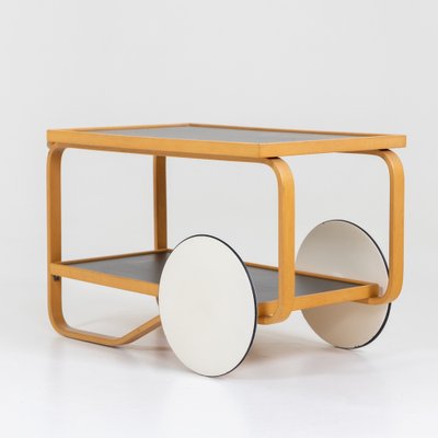 Model 901 Tea Trolley by Alvar Aalto for Artek, 1990s-VEI-1744262