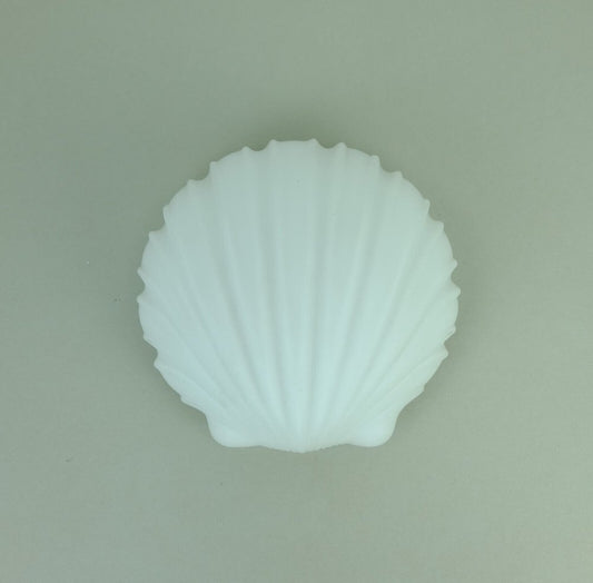 Model A 402 Mussel-Shaped Wall Lamp in White Glass and Satin Glass from Limburg, 1970s