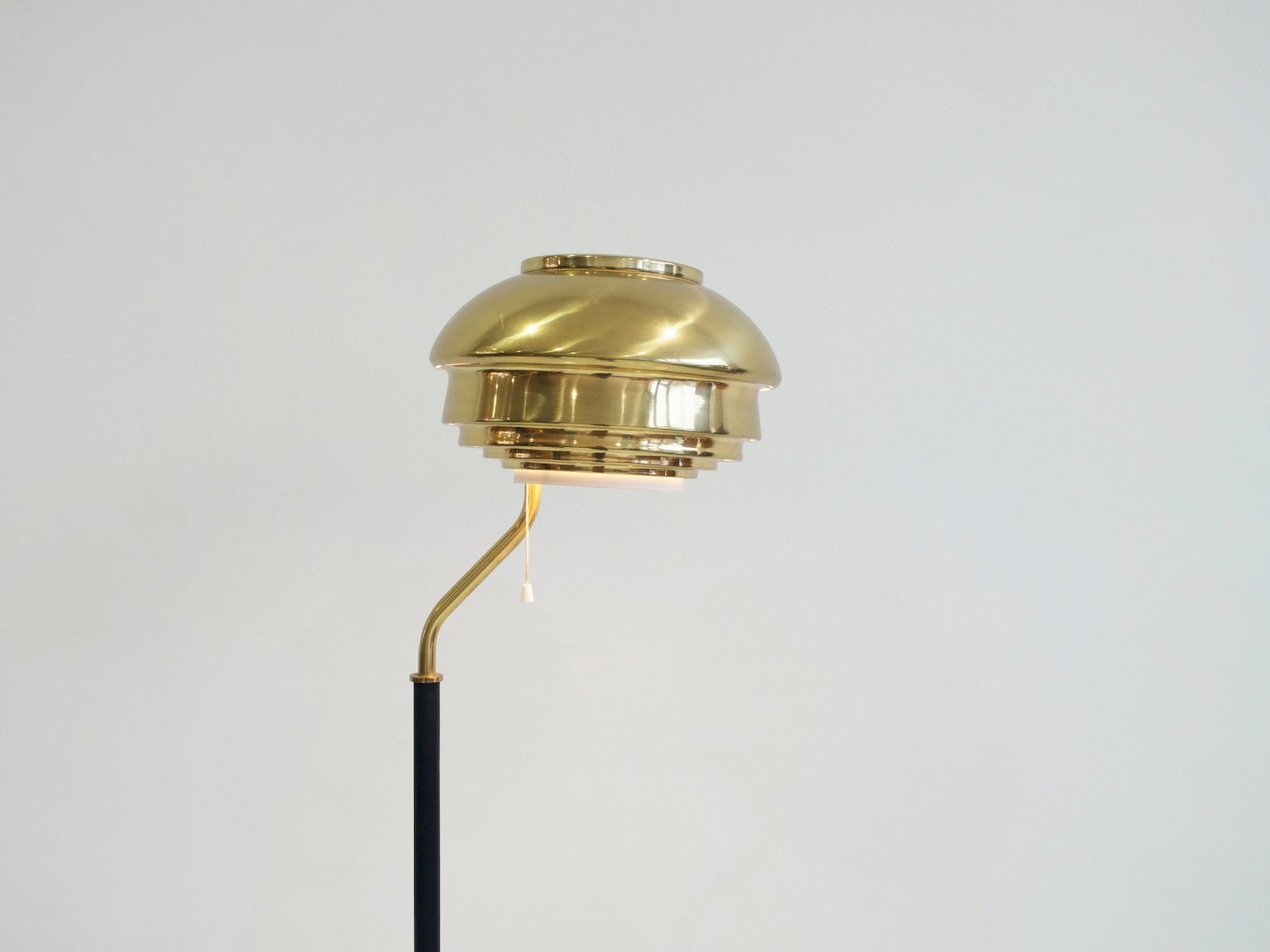 Model A808 Brass Floor Lamp by Alvar Aalto