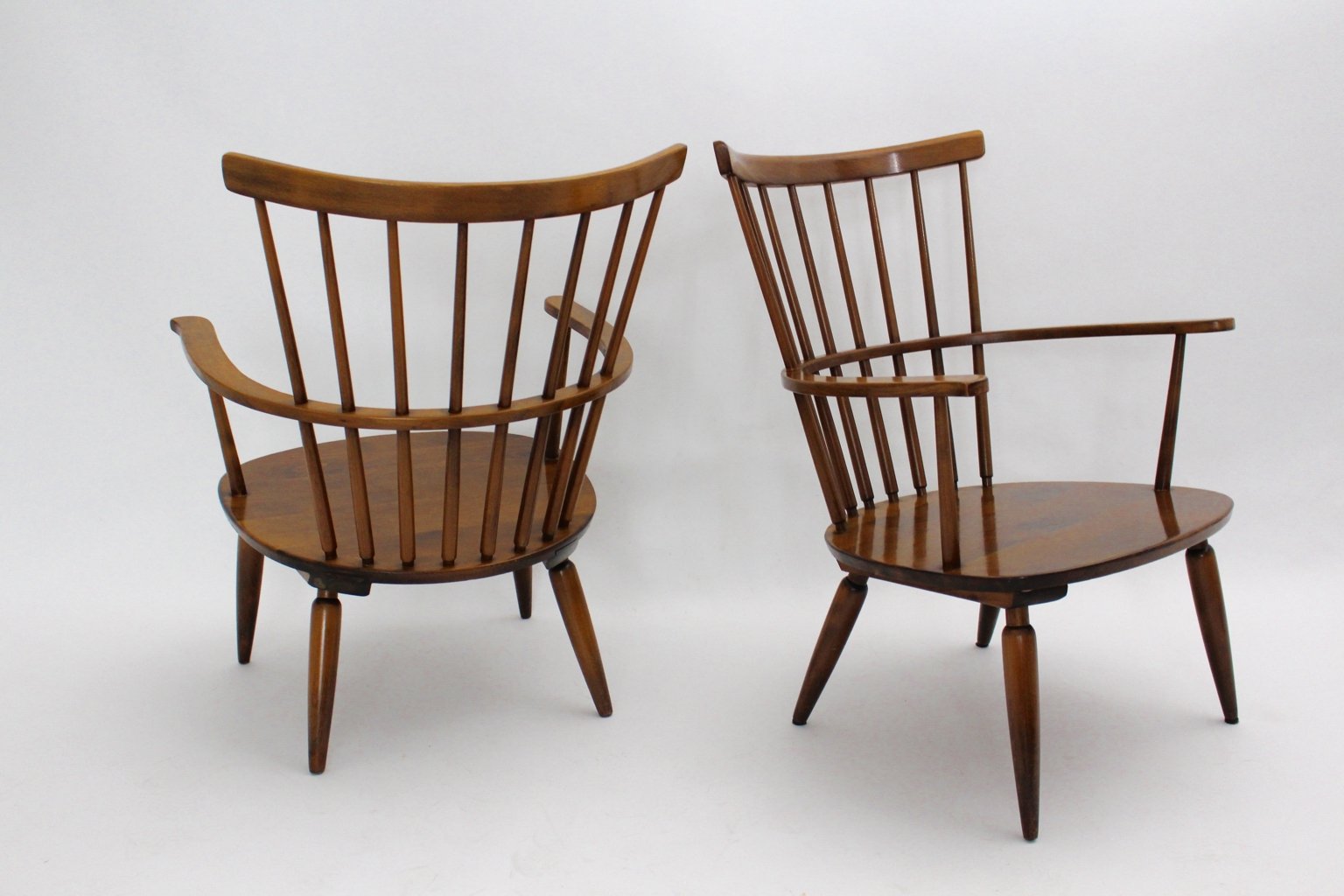 Model Altheim Armchairs by Franz Schuster for Wiesner-Hager, 1950s, Set of 2