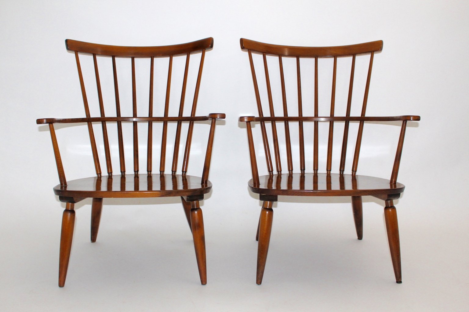 Model Altheim Armchairs by Franz Schuster for Wiesner-Hager, 1950s, Set of 2