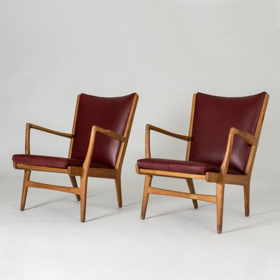 Model AP 16 Lounge Chairs by Hans J. Wegner for A.P. Stolen, 1960s, Set of 2-NL-568446