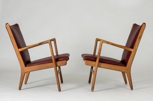 Model AP 16 Lounge Chairs by Hans J. Wegner for A.P. Stolen, 1960s, Set of 2