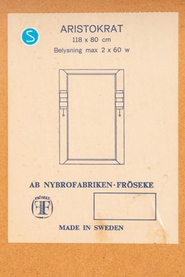 Model Aristokrat Mirrors with Lamps from Fröseke AB Nybrofabriken, Sweden-SC-899243