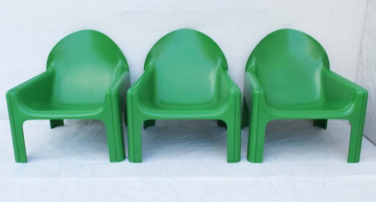 Model Armchairs 4794 by Gae Aulenti for Kartell, Italy, 1975, Set of 3-WF-1735473