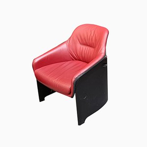 Model Avus Armchair in Red Leather by Konstantin Grcic for Plank, 2013-OHK-1257412