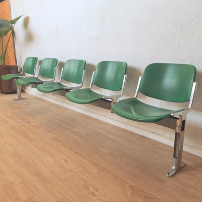 Model Axis 3000 5-Seater Bench by Giancarlo Piretti for Castelli, 1970s-WK-2020583