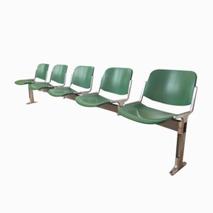 Model Axis 3000 5-Seater Bench by Giancarlo Piretti for Castelli, 1970s-WK-2020583