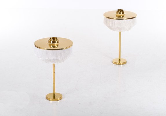 Model B-138 Brass Table Lamps from Hans-Agne Jakobsson, 1960s, Set of 2-QU-1719626