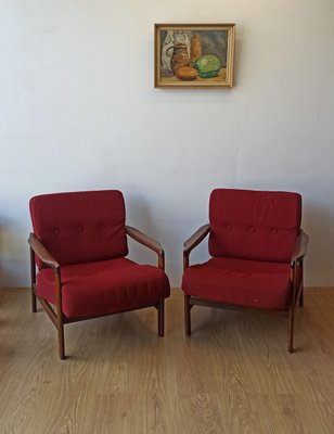 Model B-7522 Armchairs by Zenon Bączyk, 1970s, Set of 2-ZEF-2041741