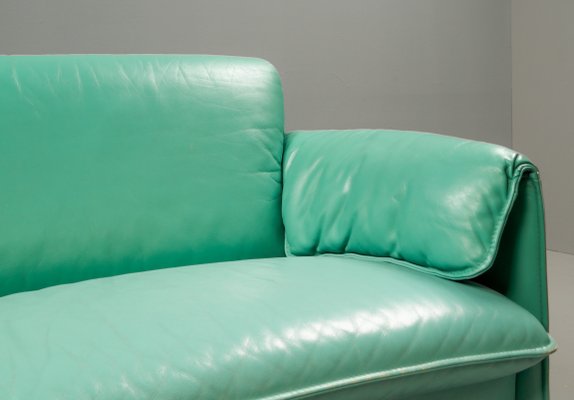 Model Bora Bora Sofa in Mintgreen Leather by Axel Venthoven for Leolux, 1991-VLO-2019818