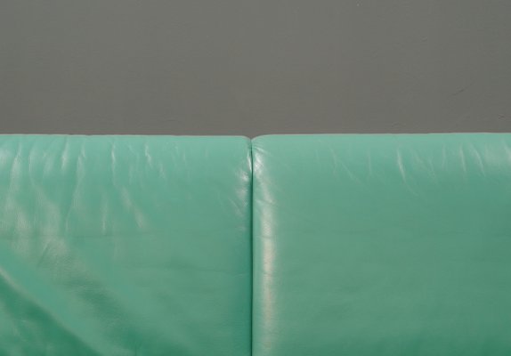 Model Bora Bora Sofa in Mintgreen Leather by Axel Venthoven for Leolux, 1991-VLO-2019818