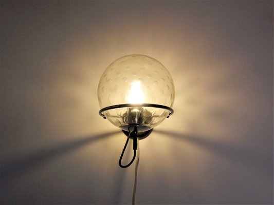 Model C-1725 Raindrop Glass Basketball Wall Lamp from Raak, 1970s-NV-2022638