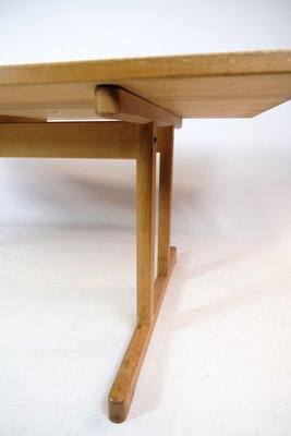 Model C18 Shaker Dining Table in Soap-Treated Oak by Børge Mogensen, 1960s-UY-1425717