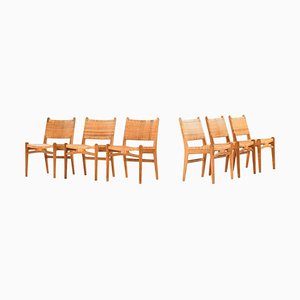 Model CH-31 Dining Chairs by Hans Wegner for Carl Hansen & Son in Denmark, Set of 6-SC-951490