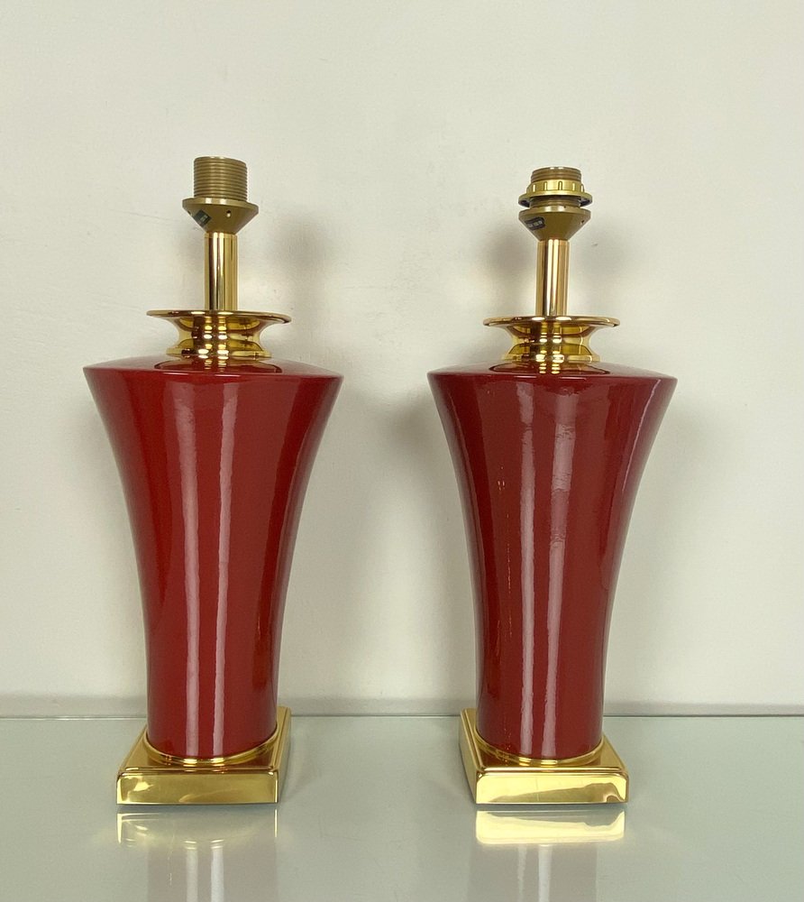 Model Chasteliere Table Lamps from Maison Le Dauphin, France, 1970s, Set of 2