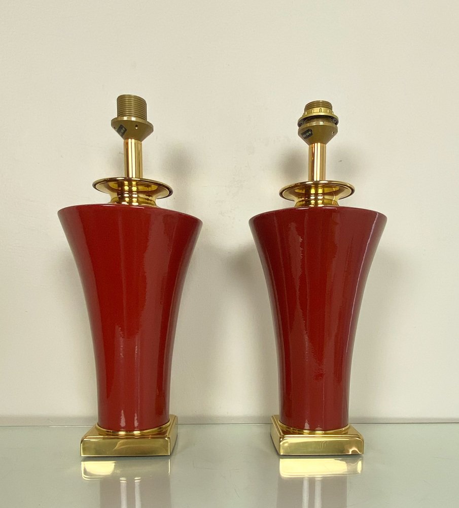 Model Chasteliere Table Lamps from Maison Le Dauphin, France, 1970s, Set of 2