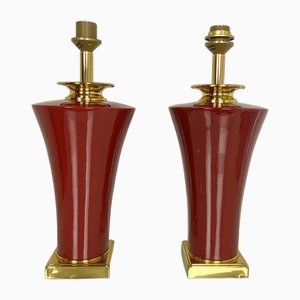 Model Chasteliere Table Lamps from Maison Le Dauphin, France, 1970s, Set of 2-WZZ-1764684