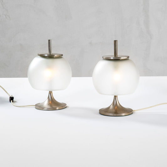 Model Chi Table Lamps by Emma Gismondi Schweinberger for Artemide, 1960s, Set of 2