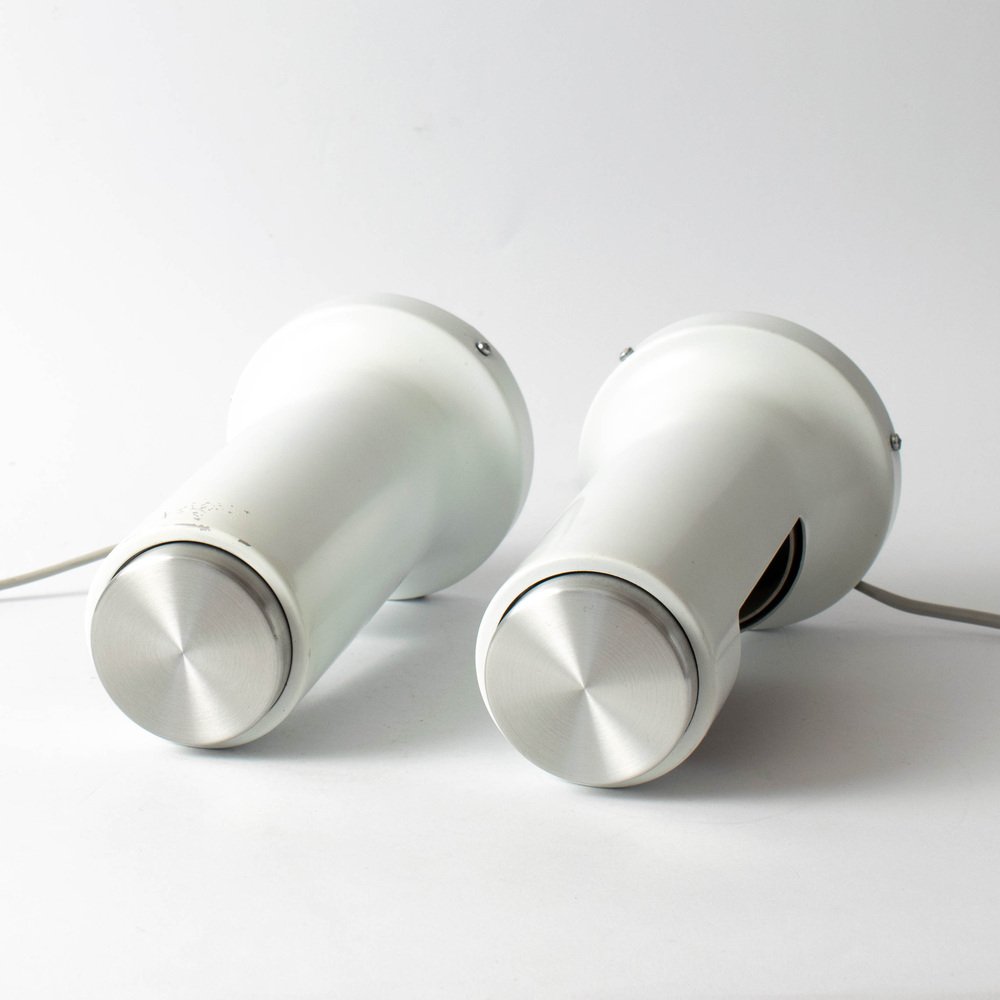 Model Contact Wall Lamp by Peter Avondoglio for Fog & Mørup, 1970s, Set of 2