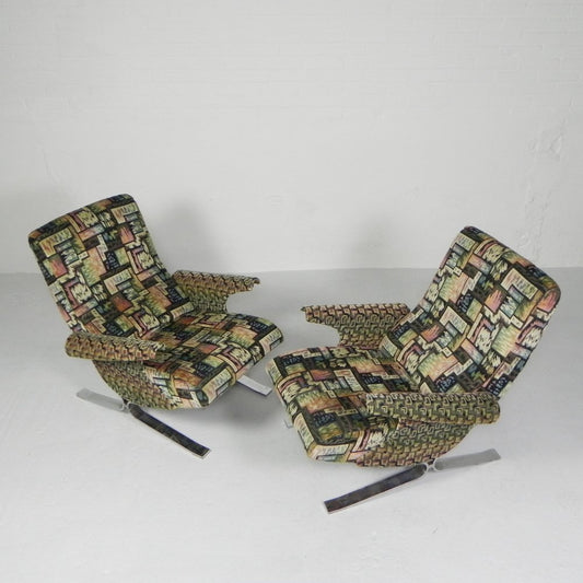 Model Copenhagen Armchairs by Francois Letourneur, 1960s, Set of 2