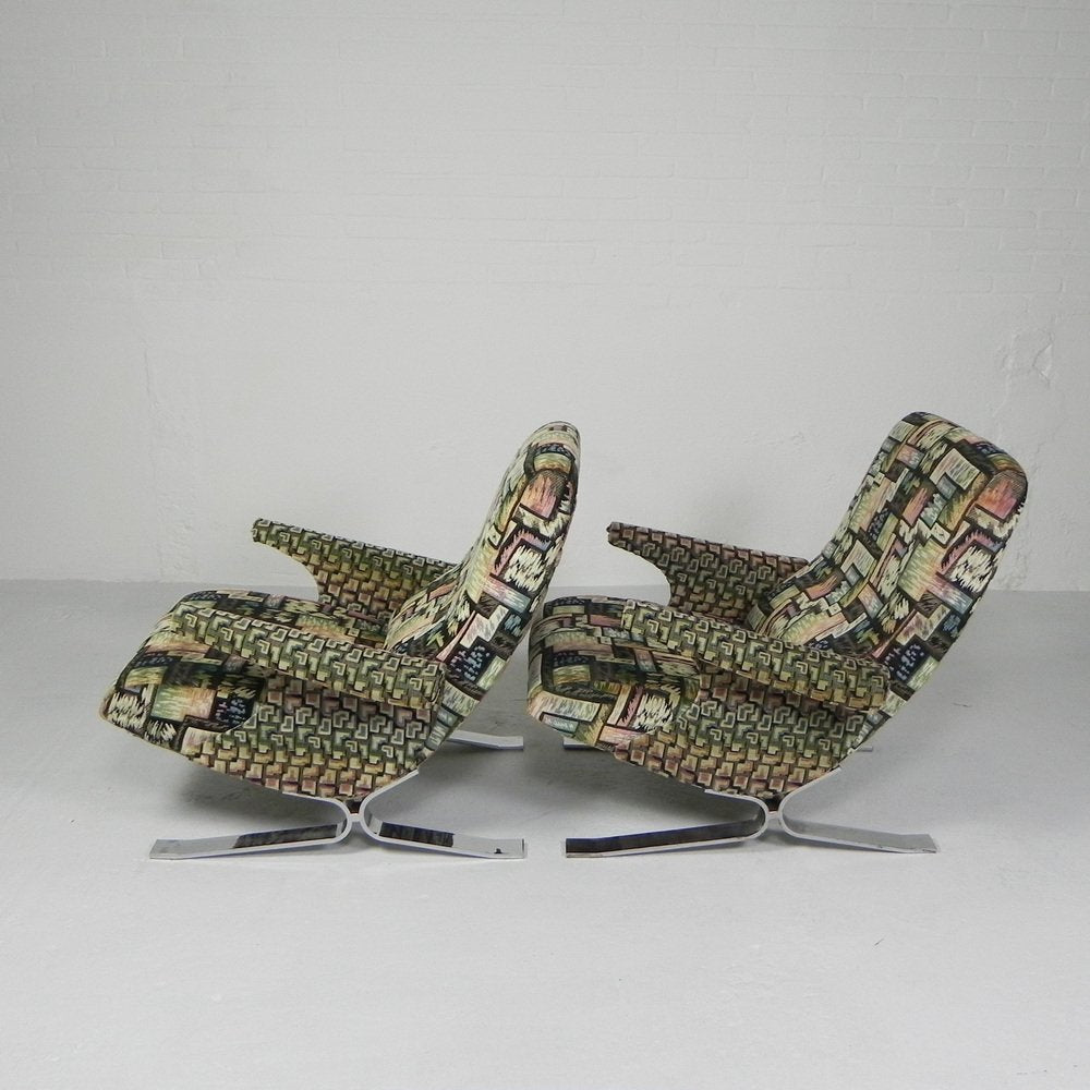 Model Copenhagen Armchairs by Francois Letourneur, 1960s, Set of 2