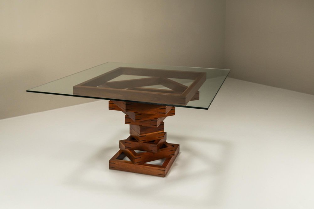 Model Corinth Dining Table by Ferdinando Meccani for Meccani Furniture, 1978