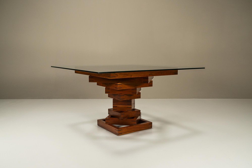 Model Corinth Dining Table by Ferdinando Meccani for Meccani Furniture, 1978