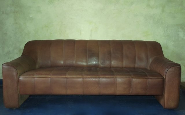 Model DS44 3-Seater Sofa in Buffalo Leather from de Sede, 1970s-ED-2035058