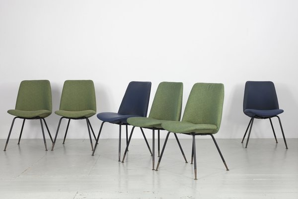 Model Du 22 Chairs by Gastone Rinaldi for Rima, 1952, Set of 6-AA-1778579