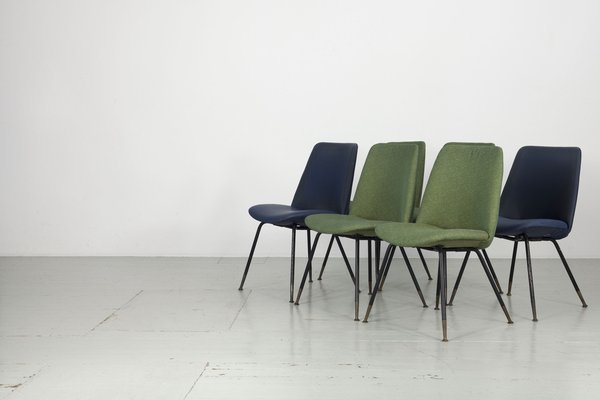 Model Du 22 Chairs by Gastone Rinaldi for Rima, 1952, Set of 6-AA-1778579