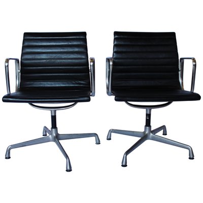 Model Ea 107 Office Chairs by Charles & Ray Eames for Vitra, 1970s, Set of 2-UY-1231813