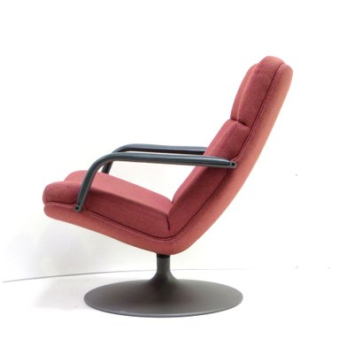 Model F142 Lounge Chair in Pink Upholstery by Geoffrey Harcourt for Artifort, 1970s-XID-1785340