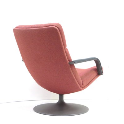 Model F142 Lounge Chair in Pink Upholstery by Geoffrey Harcourt for Artifort, 1970s-XID-1785340