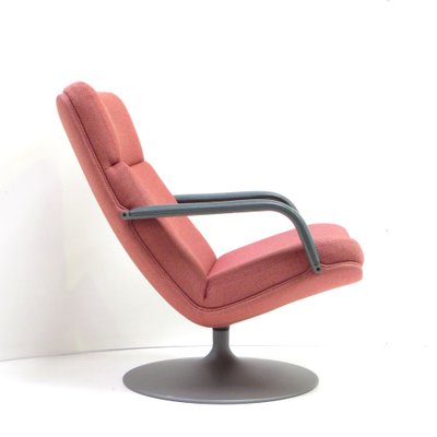 Model F142 Lounge Chair in Pink Upholstery by Geoffrey Harcourt for Artifort, 1970s-XID-1785340