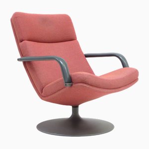 Model F142 Lounge Chair in Pink Upholstery by Geoffrey Harcourt for Artifort, 1970s-XID-1785340