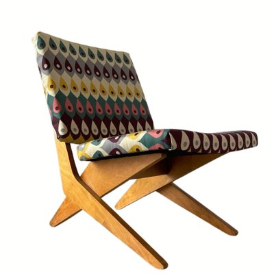 Model Fb18 Scissor Lounge Chair attributed to Jan Van Grunsven for Pastoe, Dutch, 1960s-BHG-1718639