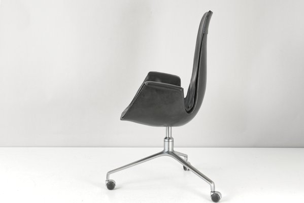 Model Fk 6725 High Back Tulip Chair by Fabricius Kastholm for Kill International, 1964-LOB-833429