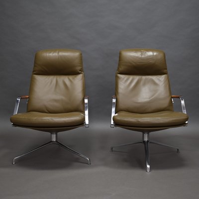 Model FK-86 Lounge Chairs by Preben Fabricius and Jørgen Kastholm for Kill International, 1968, Set of 2-TE-574587