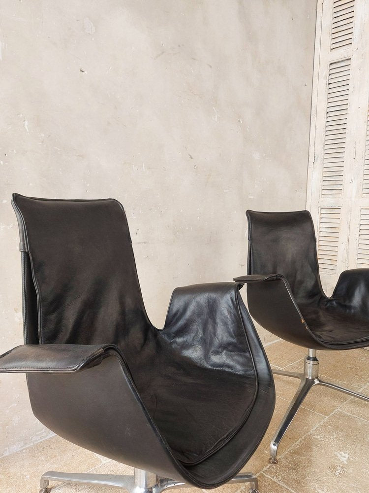 Model FK6727 Bird Chairs by Preben Fabricius & Jorgen Kastholm, 1960s, Set of 2