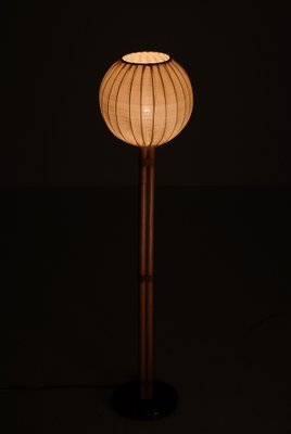 Model G-105 Floor Lamp in Bamboo attributed to Bergboms, Sweden, 1970s-QU-1763974