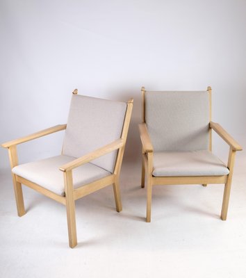 Model GE284 Lounge Chairs attributed to Hans J. Wegner, 1960s, Set of 2-UY-1368600