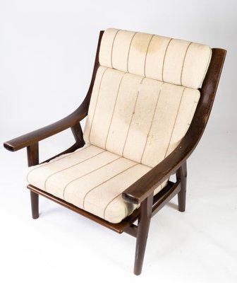 Model GE530 Armchair in Dark Oak by Hans J. Wegner, 1960s-UY-980657