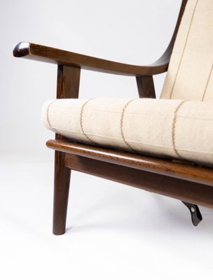 Model GE530 Armchair in Dark Oak by Hans J. Wegner, 1960s-UY-980657