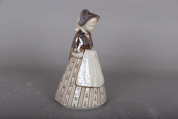 Model Girl 205/5 JC Earthenware Ceramic by Gudrun Meedom for Bing & Grondahl, 1960s-DQ-777946