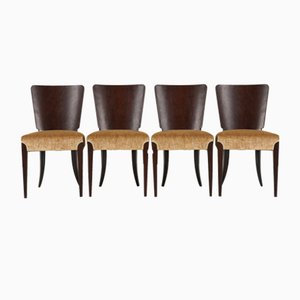 Model H 214 Dining Chairs by Jindřich Halabala, 1930s, Set of 4-FWY-924158