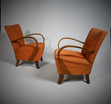 Model H-237 Armchairs by Jindřich Halabala, Set of 2-TZ-995211