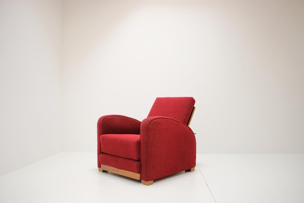 Model H-282 Armchair by Jindrich Halabala, Czechoslovakia, 1940s-TZ-727136